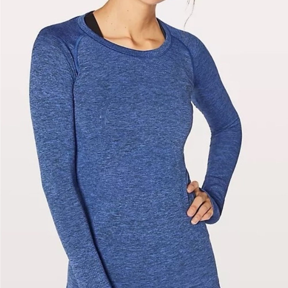 💙 🧢Blue lululemon heathered swiftly💙🔵